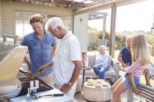 Family Grilling Outdoor