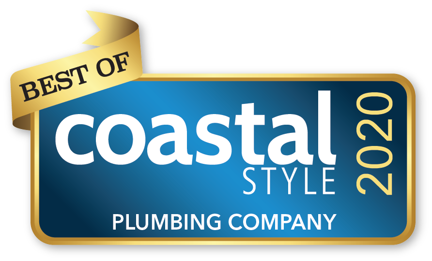coastal style best of 2020 plumbing company logo